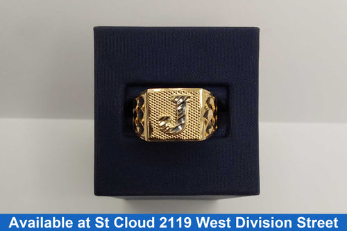 Men's Ring - Yellow Gold 10k (.417) 4.32 grams Size 10