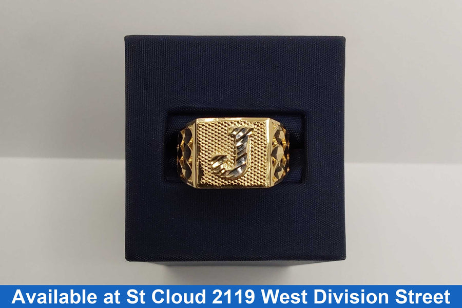 Men's Ring - Yellow Gold 10k (.417) 4.32 grams Size 10