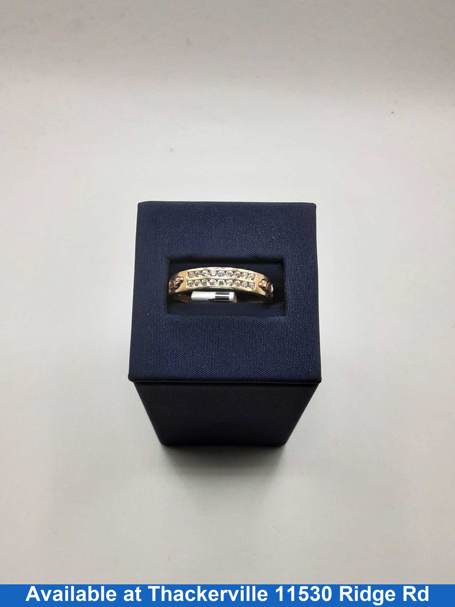 Ring - Wedding Band - Yellow Gold 14k (.585) 2.5 Grams Size 11