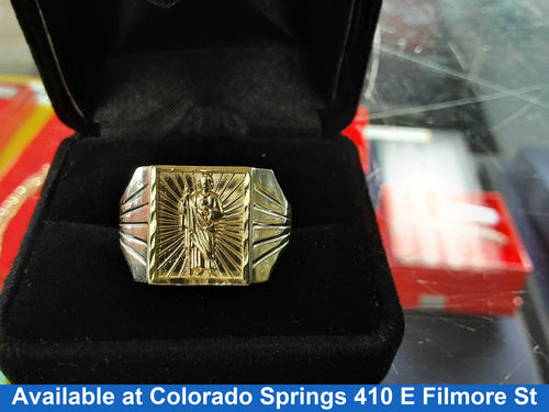 Men's Ring - Yellow Gold 10k (.417) 3.5 grams Size 9