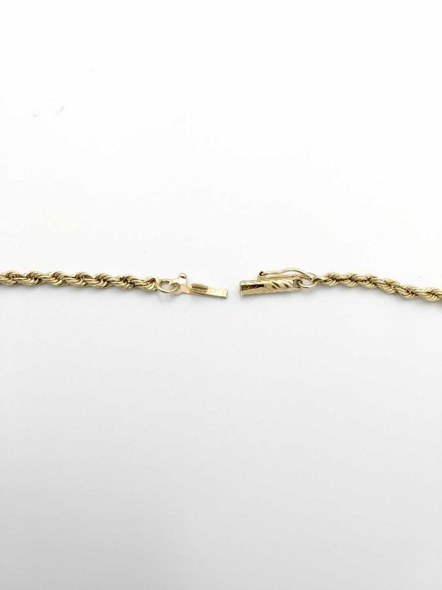 Rope Chain - Yellow Gold 14k (.585) 11.9 grams 24 inch