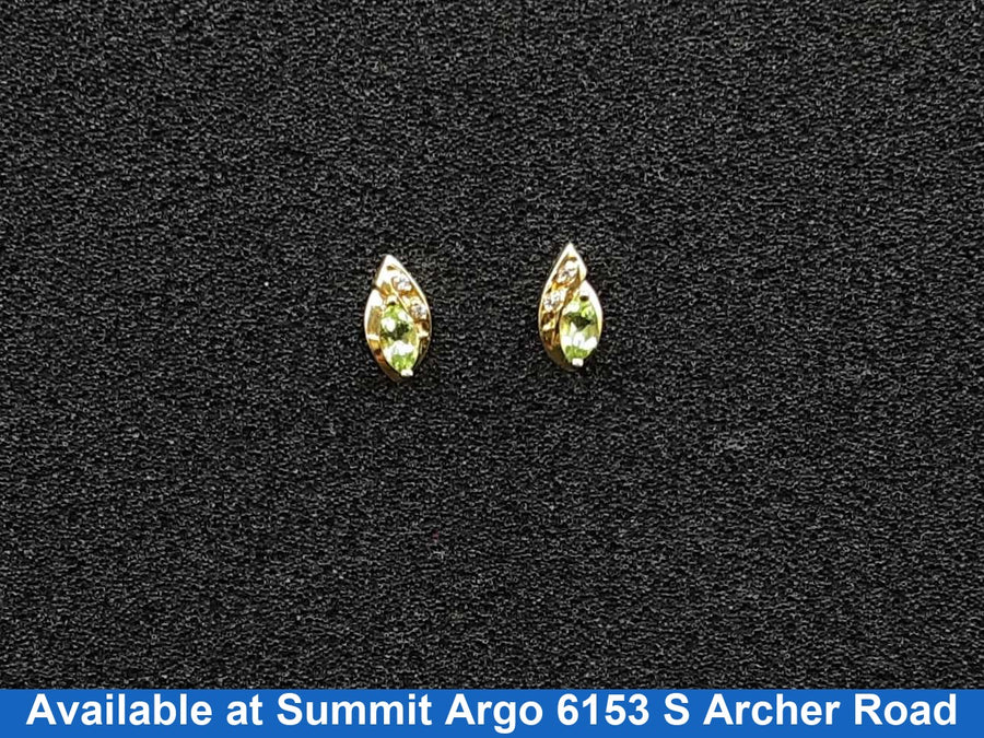 Earrings - Yellow Gold 10k (.417) 1.3 grams