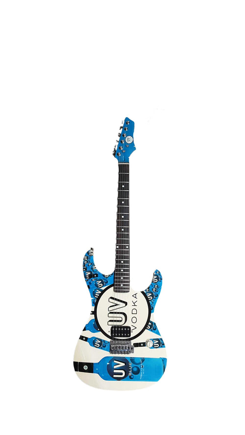 Edge Marketing Uv Vodka White Electric Classic Guitar