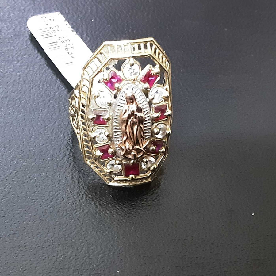 Women's Ring - Tricolor Gold 10k (.417) 4.1 grams Size 8