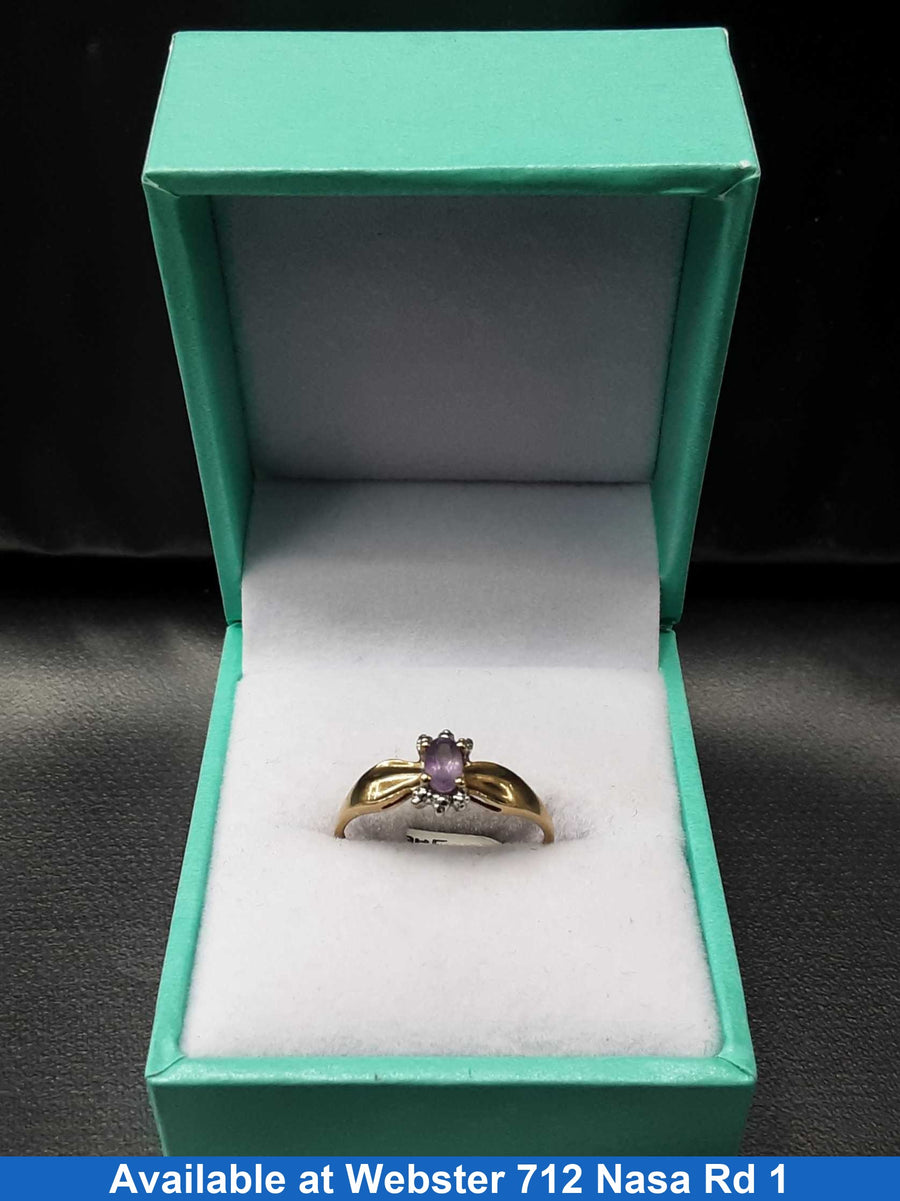 Women's Ring - Yellow Gold 10k (.417) 1.5 grams Size 6.5