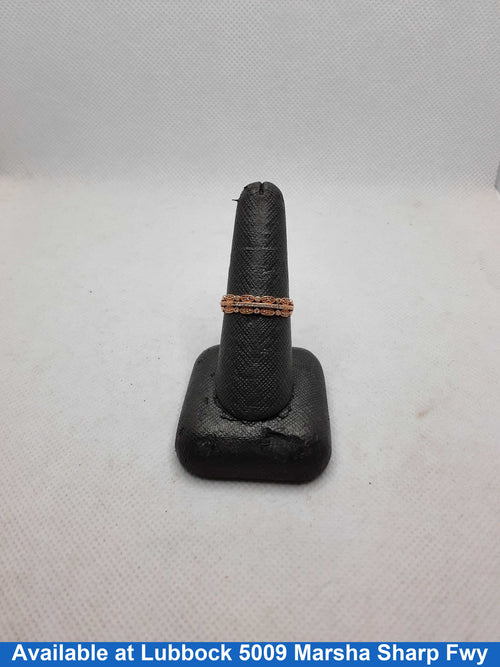 Women's Ring - Rose Gold 10k (.417) 1.3 grams Size 8