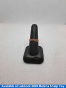 Women's Ring - Rose Gold 10k (.417) 1.3 grams Size 8