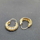 Hoop Earrings - Yellow Gold 14k (.585) 4 grams