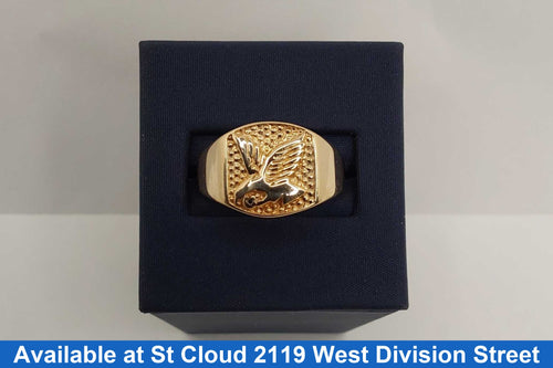 Men's Ring - Yellow Gold 10k (.417) 3.59 grams Size 10