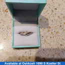 Ring - Wedding Band - White Gold 14k (.585) 2.4 grams Size 7