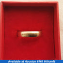 Ring - Wedding Band - Yellow Gold 10k (.417) 3.8 grams Size 20
