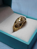 Women's Ring - Yellow Gold 14k (.585) 6.1 grams Size 6.5