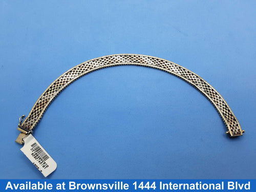 Bracelet - Tricolor Gold 14k (.585) 19.9 grams 7 inch