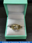 Men's Ring - Yellow Gold 14k (.585) 3.6 grams Size 8.5
