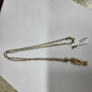 Chain - Tricolor Gold 10k (.417) 6.9 grams 22 inch