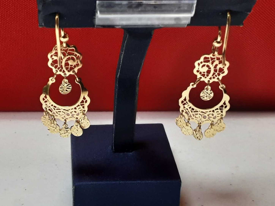 Jacket Earrings - Yellow Gold 10k (.417) 2.3 grams