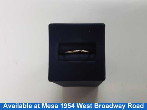 Ring - Wedding Band - Yellow Gold 10k (.417) 0.7 grams Size 5