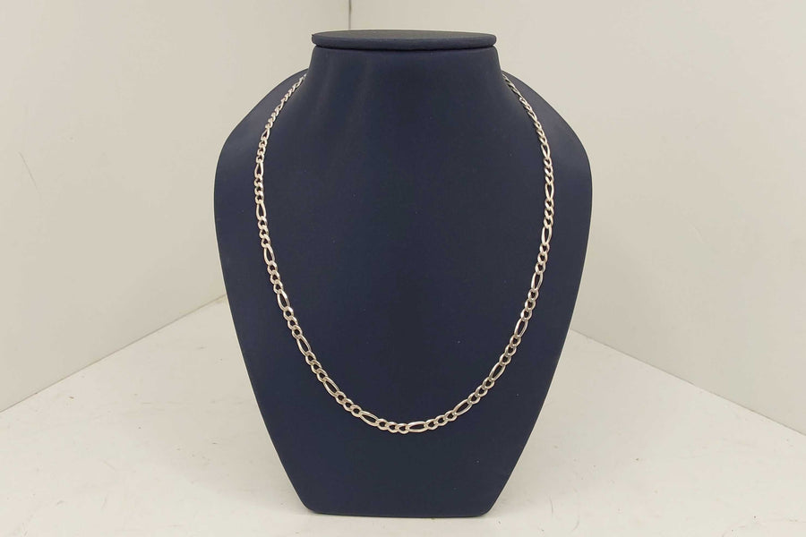 Figaro Chain - Silver 10.16 grams 21 inch