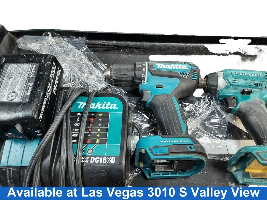 Makita Xfd01 Blue Cordless Standard Drill