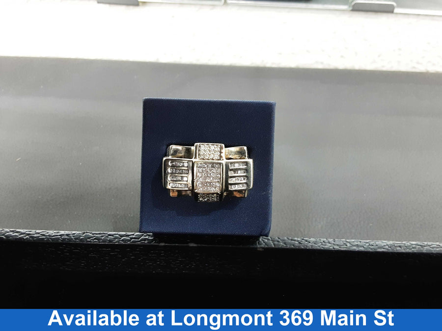 Men's Ring - White Gold 14k (.585) 10 grams Size 8
