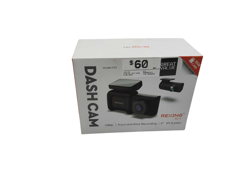 Rexing Dt2 Black Radar Detector / Dash Cam