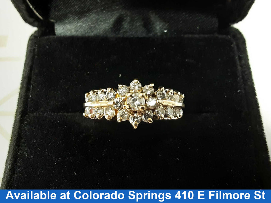 Women's Ring - Yellow Gold 14k (.585) 4.1 grams Size 8.5