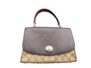 Coach K1957 Beige / Tan Purse / Handbag