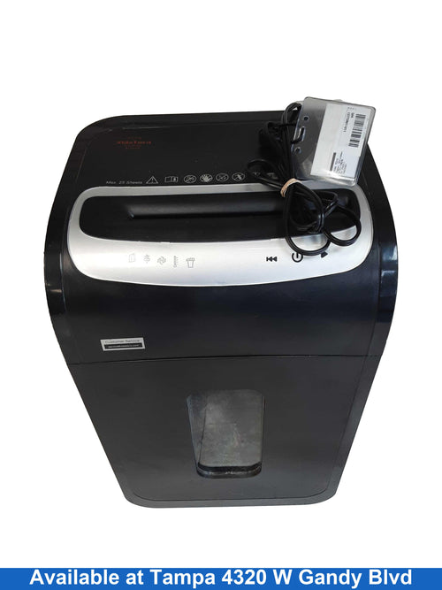 Vida Teco Os-2502ci Black Paper Shredder