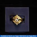 Ring - Wedding Set - Yellow Gold 14k (.585) 6.3 grams Size 7