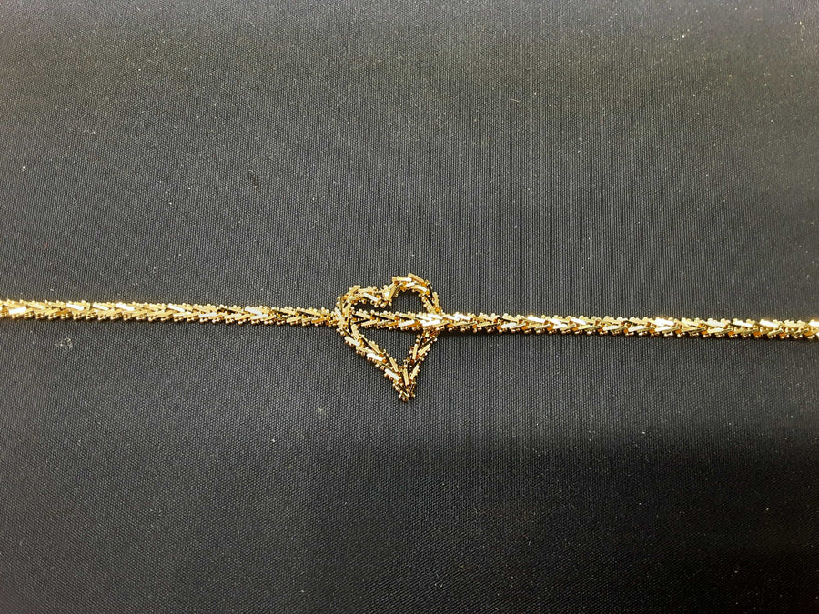 Fox Tail Bracelet - Yellow Gold 14k (.585) 7.2 grams 8 inch
