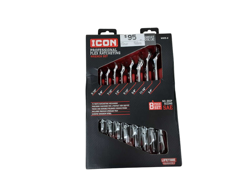 Icon Wrfs-8 Silver Hand Ratchet