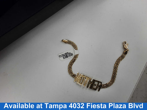 Bracelet - Yellow Gold 10k (.417) 4.8 grams 7 inch