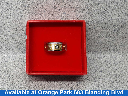 Ring - Wedding Band - Yellow Gold 14k (.585) 7.6 grams Size 3.5