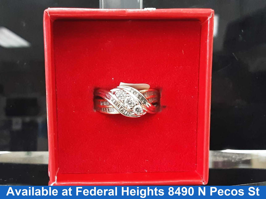 Women's Ring - White Gold 14k (.585) 4.98 grams Size 7