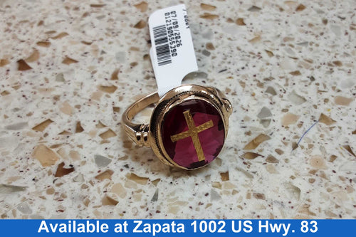 Women's Ring - Yellow Gold 10k (.417) 4.8 grams Size 8