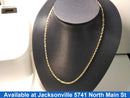 Rope Chain - Yellow Gold 10k (.417) 3.1 grams 22 inch
