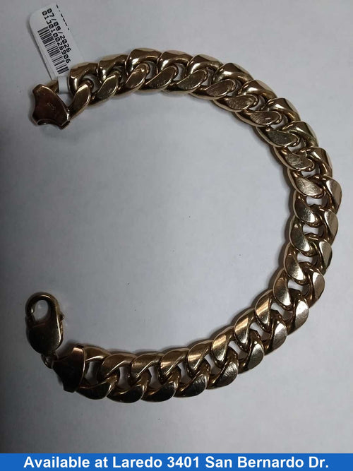Cuban Link Bracelet - Yellow Gold 10k (.417) 35 grams 9 inch
