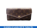 Louis Vuitton Sarah Wallet Brown Wallet