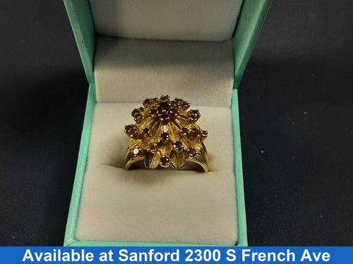 Women's Ring - Yellow Gold 14k (.585) 10.8 grams Size 11