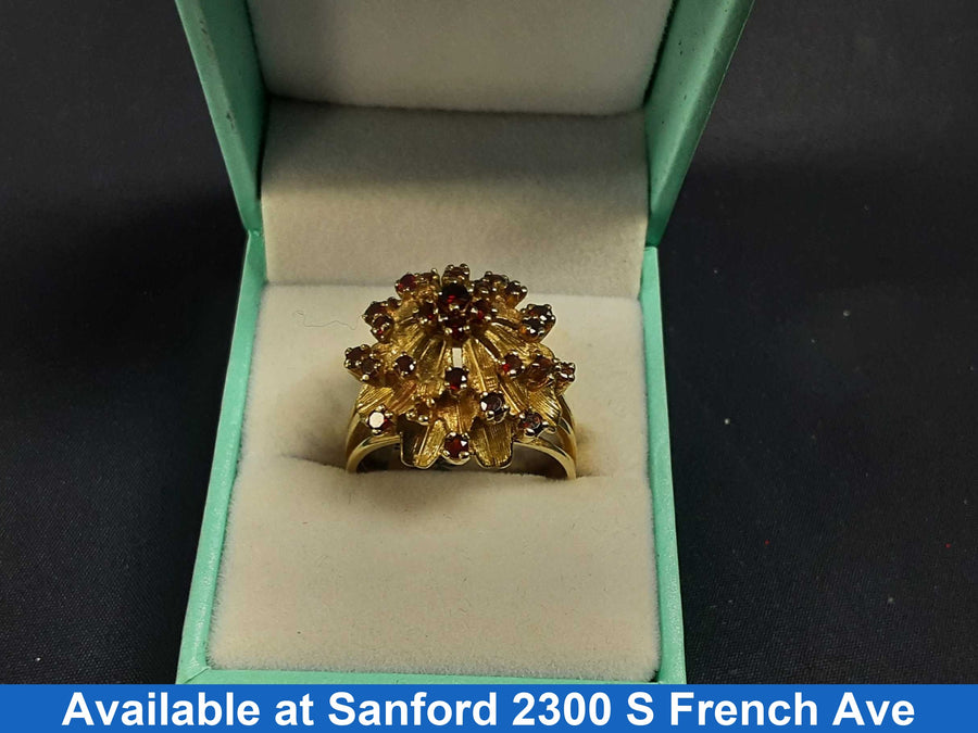 Women's Ring - Yellow Gold 14k (.585) 10.8 grams Size 11