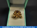Women's Ring - Yellow Gold 14k (.585) 10.8 grams Size 11