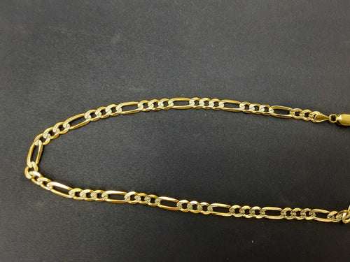 Figaro Chain - Yellow Gold 14k (.585) 14.2 grams 20 inch