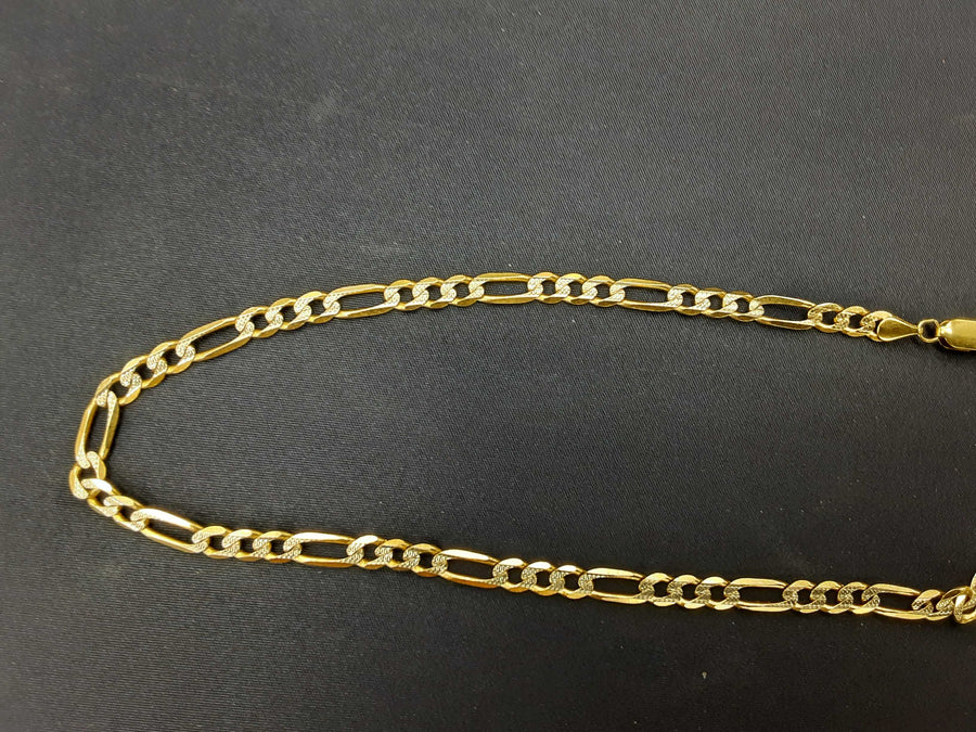 Figaro Chain - Yellow Gold 14k (.585) 14.2 grams 20 inch