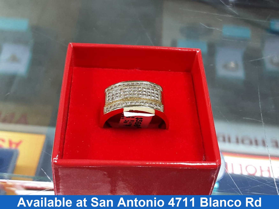 Men's Ring - Yellow Gold 10k (.417) 5.3 grams Size 9