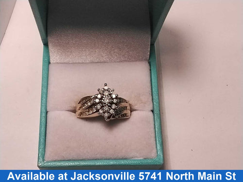 Women's Ring - Yellow Gold 10k (.417) 5.9 grams Size 7