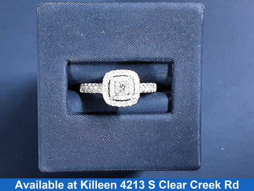 Ring - Engagement Set - White Gold 14k (.585) 2.9 grams Size 7