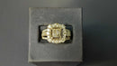 Ring - Engagement Set - White Gold 14k (.585) 7.6 grams Size 9.5