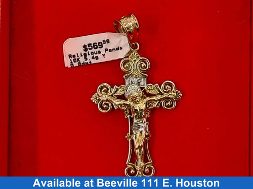 Religious Pendant - Yellow Gold 10k (.417) 5.4 grams