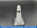 Women's Ring - Solitaire - White Gold 14k (.585) 3.8 grams Size 5