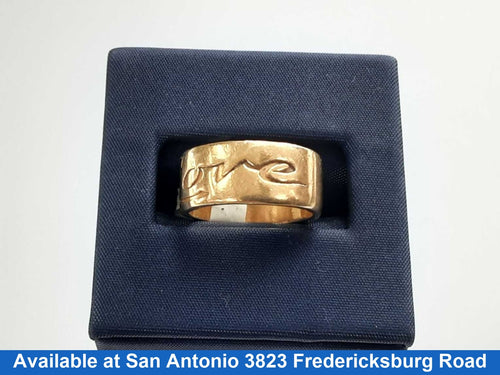 James Avery Love Ring Yellow Gold 14k Size 5